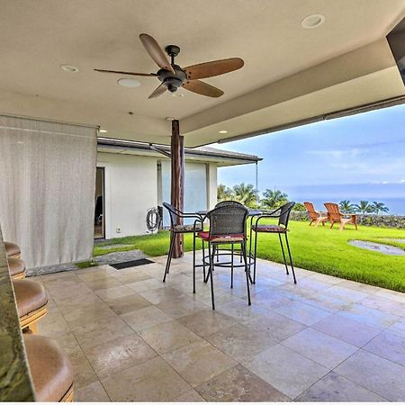 Sweeping Ocean Views Ideal Location Gated Villa Kailua-Kona Exterior foto